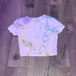 Cute Tie die cropped tee! Wild Favbel GREAT DEAL!!!! 🤪🤪 Women’s XS